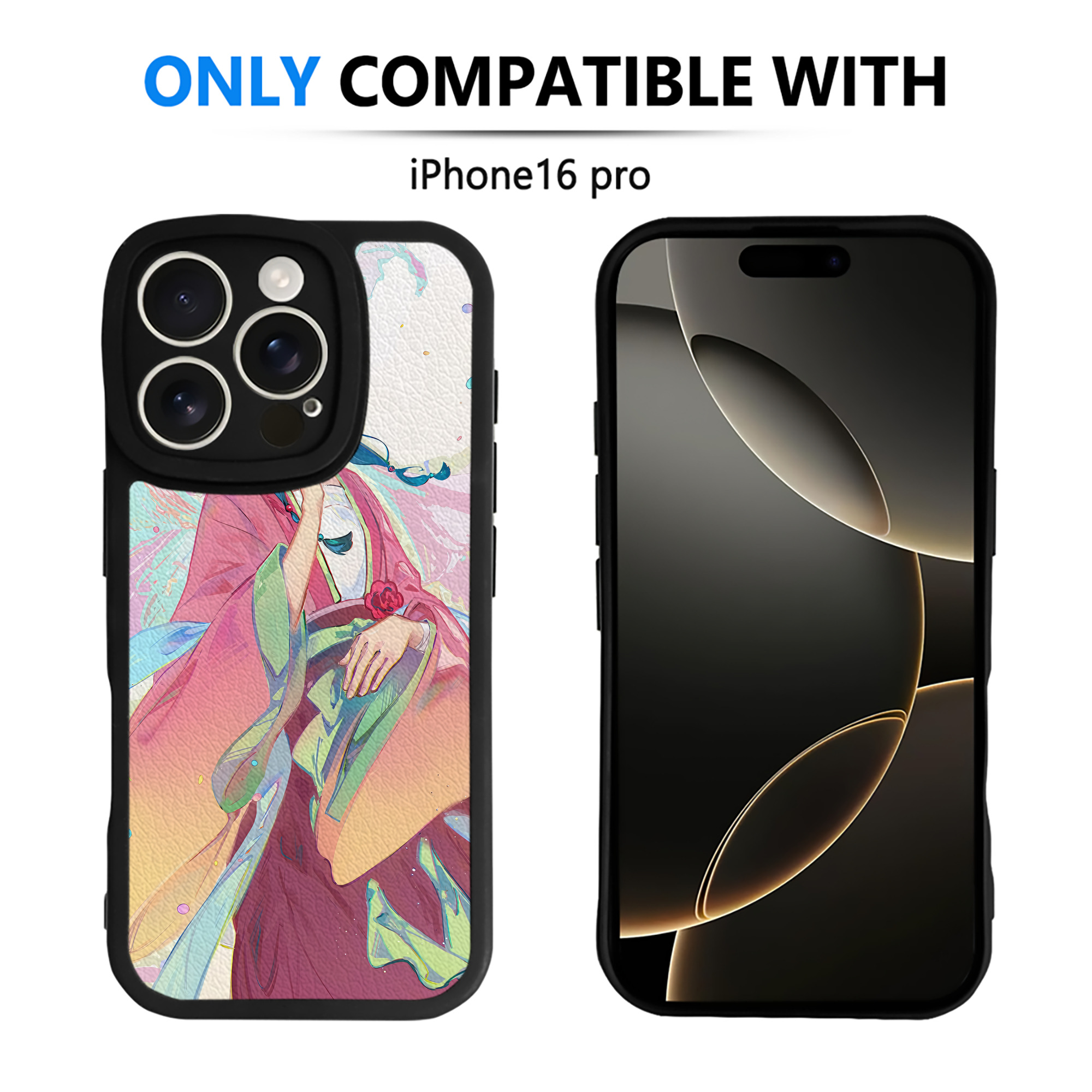 （画像用） 薬屋のひとりごと The Apothecary Diaries 【iPhone 16シリーズ対応】シリコンスマホケース（レザー調） 材質：シリコン